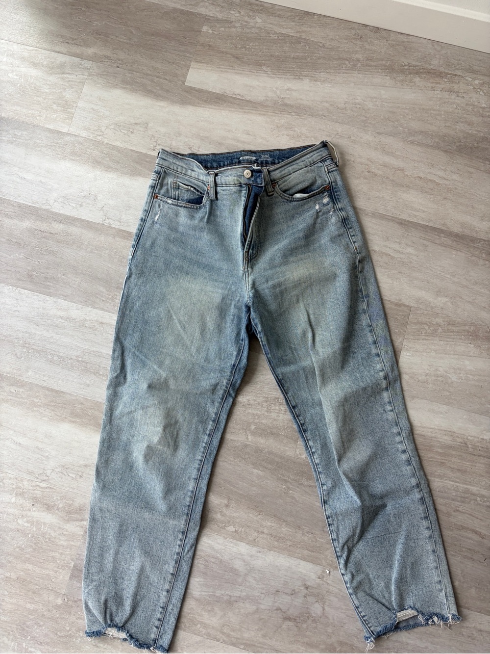 Old Navy Light Blue Sky Hi Boyfriend Jeans